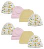Baby Girl Infant Caps (Pack of 8)