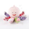 Mrs. Sock T. Pus Plush Plus Octopus with 4 Pairs of Socks (Pink)