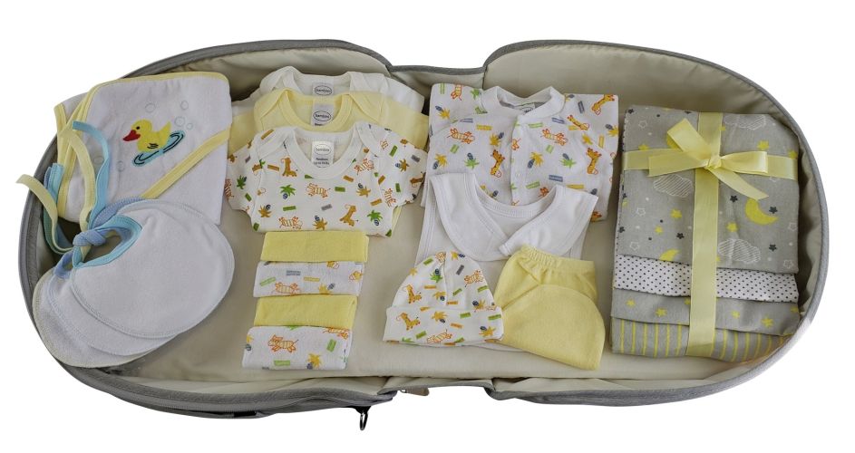 Unisex 20 pc Baby Clothing Starter Set with Diaper Bag Unisex 20 pc Baby Clothing Starter Set with Diaper Bag