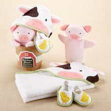 Farmhouse Friends 4-Piece Bathtime Bucket