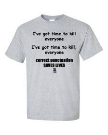 Punctuation Saves Lives