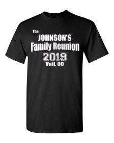 Family Reunion Custom Shirts