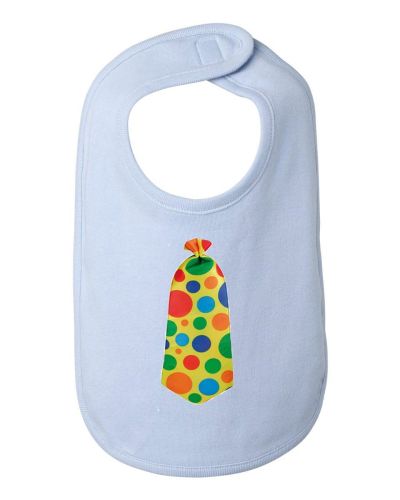 Clown Tie Funny Baby and Toddler Bib