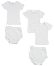 Infant T-Shirts and Training Pants (Color: White, size: large)