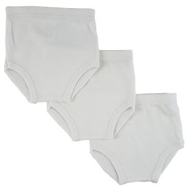 Training Pants - 3 Pack (Color: White, size: small)