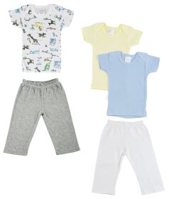 Infant Girls T-Shirts and Track Sweatpants (Color: Grey/White, size: medium)